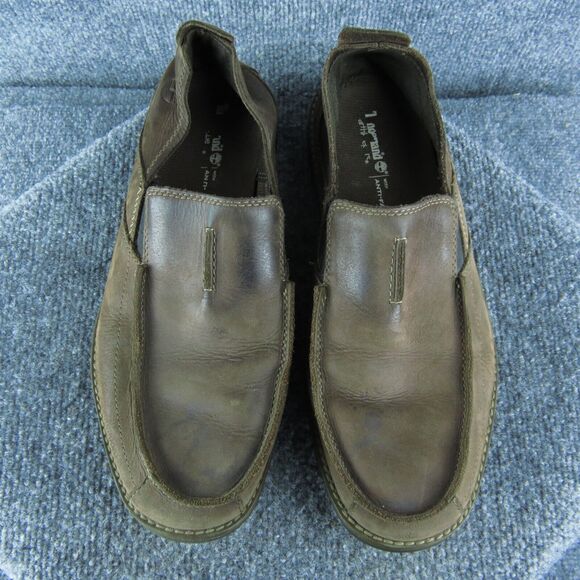 Timberland Earthkeeper Anti Fatigue Men Slip-On Sz 9 Medium Brown Leather - Picture 3 of 10